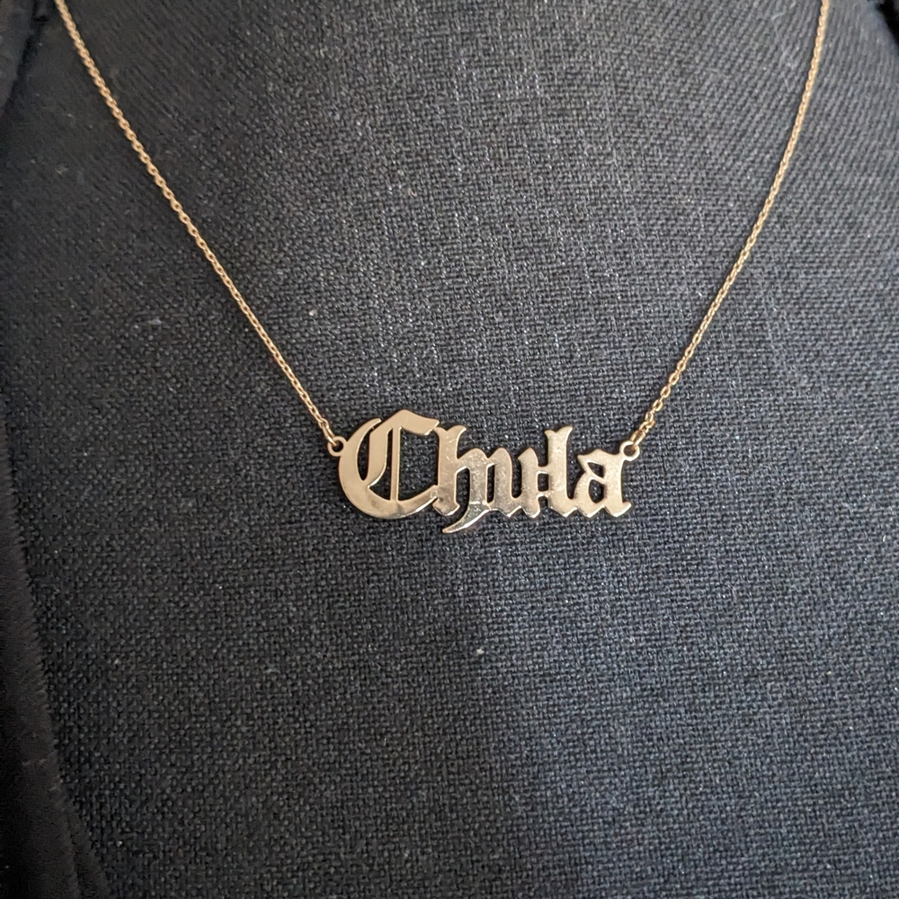 "CHULA" (Cute) Necklace In Gold Tone